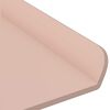 vidaXL Drijvende plank Wandgemonteerd 3 pcs Roze 40 x 9 x 2,5 cm Staal