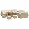 vidaXL Tuin Sofa Set 14 st 14-Aantal zitplaatsen beige en cr&egrave;mekleurig