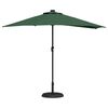 vidaXL Tuinparasol Groen 294 x 150 x 224 cm Polyester en staal