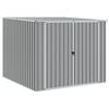 vidaXL Tuinschuur 195x198x159 cm gegalvaniseerd staal grijs