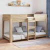 vidaXL Bunk Bed voor Kinderen Sonoma Eiken 100 x 190 cm Bewerkt hout