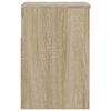 vidaXL Schoenenbank 60x30x45 cm bewerkt hout sonoma eikenkleurig