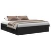 vidaXL Bedframe zwart 180x200 cm Super King Size