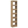 vidaXL Boekenkast/kamerscherm 40x30x198 cm artisanaal eikenkleur