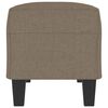 vidaXL Bankje 100x35x41 cm stof taupe