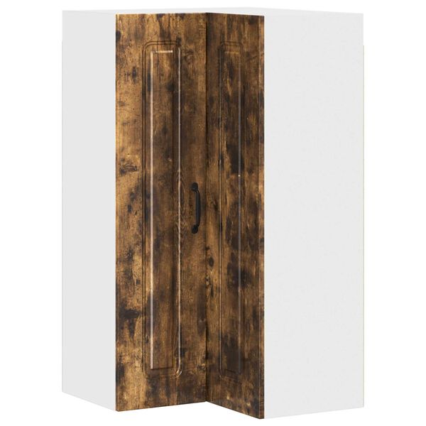 vidaXL Keukenkast Kalmar Gerookt eiken 57 x 57 x 100 cm Bewerkt hout