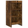 vidaXL Dressoir Gerookt eiken 40 x 36 x 80 cm Bewerkt hout