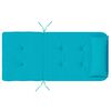 vidaXL Stoelkussens Effen 2 pcs Turquoise 58 x 77 x 4,5 cm Oxford Stof
