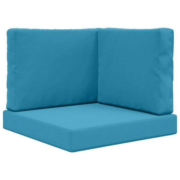 vidaXL Buiten bankkussen 3 pcs Koninklijk Blauw Polyester