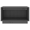vidaXL Tv-meubel 60x35x35 cm massief grenenhout grijs