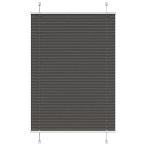 vidaXL Pliss&eacute; rolgordijn 85x150 cm stofbreedte 84,4 cm polyester zwart