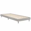 vidaXL Bedframe bewerkt hout grijs sonoma eikenkleurig 75x190 cm