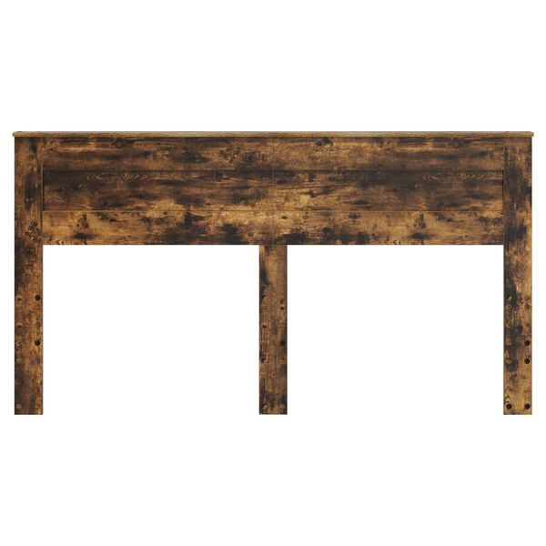 vidaXL Hoofdbord Gerookt eiken 200 cm Bewerkt hout