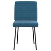 vidaXL Eetkamerstoelen 6 st fluweel blauw