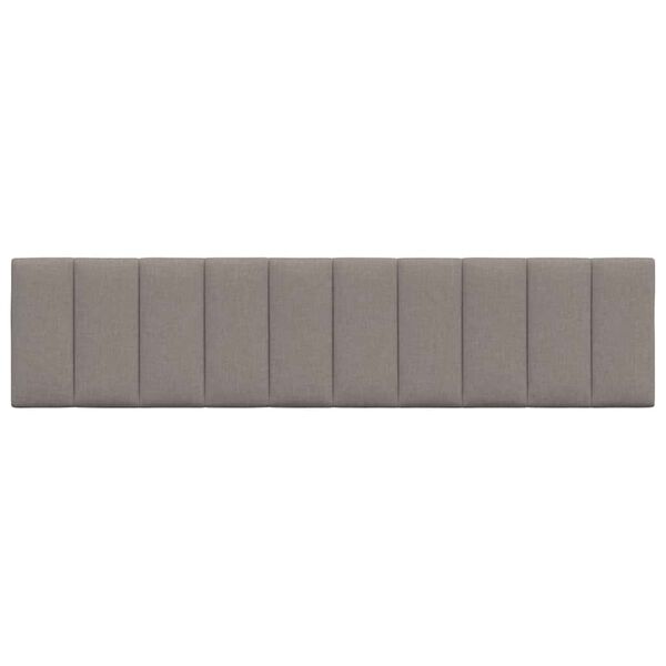 vidaXL Hoofdbordkussen "Hanko" 200 cm stof taupe