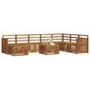 vidaXL Sofa-Sets Naturel Massief Acaciahout