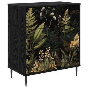 vidaXL Ladekast RHENEN Tropisch junglemotief 66 x 36,5 x 76 cm