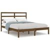 vidaXL Bedframe massief hout honingbruin 150x200 cm