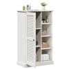 vidaXL Badkamerkast met plank VIGO Wit en Antiek Wit 68 x 34 x 110 cm