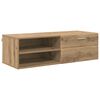 vidaXL Houten Kast 100,5 x 39 x 30 cm Artisan Eiken Bewerkt hout
