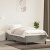 vidaXL Bedframe zonder matras 80x200 cm fluweel lichtgrijs