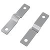 vidaXL Strijkplaat 2 pcs Zilver 50 x 10 x 1,2 mm IJzer