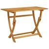 vidaXL Sydney Rechthoekige Tafel Bruin 110 x 55 x 75 cm