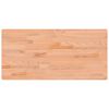 vidaXL Bureaublad 115x55x2,5 cm massief beukenhout