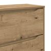 vidaXL Opbergkast Artisan Eiken 40 x 48 x 105 cm Bewerkt hout