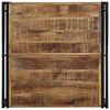 vidaXL Salontafel 80x80x35 cm massief ruw mangohout