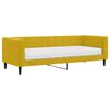 vidaXL Slaapbank met matras 80x200 cm fluweel geel