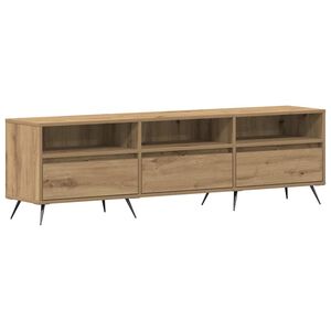 vidaXL TV-kast 150 x 30 x 44,5 cm artisanaal eikenkleurig Bewerkt hout