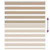 vidaXL Zebra Blind 130x150 cm stofbreedte 125,9 cm polyester zandbruin