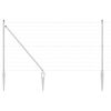 vidaXL Gecombineerd draadhek met spikes 25 x 1,2 m (B x H)