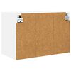 vidaXL Hangkast met opslag 2 pcs Wit 60 x 31 x 40 cm Bewerkt hout