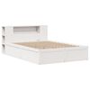 vidaXL Bedframe zonder matras massief grenenhout wit 160x200 cm