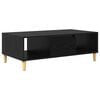 vidaXL Salontafel Zwart Eiken 102 x 55 x 35 cm Bewerkt hout
