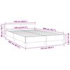 vidaXL Bedframe zonder matras 120x200 cm fluweel lichtgrijs