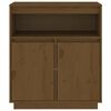 vidaXL Dressoir 70x34x80 cm massief grenenhout honingbruin