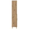 vidaXL Hoge kast Artisan Eiken 69,5 x 32,5 x 180 cm Bewerkt hout