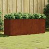 vidaXL Plantenbak verhoogd 200x80x80 cm cortenstaal