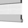 vidaXL Zebra rolgordijn 80x230 cm stofbreedte 75,9 cm lichtgrijs
