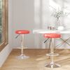 vidaXL Barstoelen 2 st kunstleer rood
