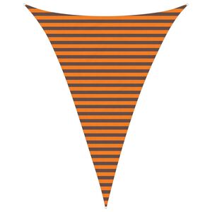 vidaXL Zonneschaduwzeil Oranje en Bruin 3 x 4 x 4 m
