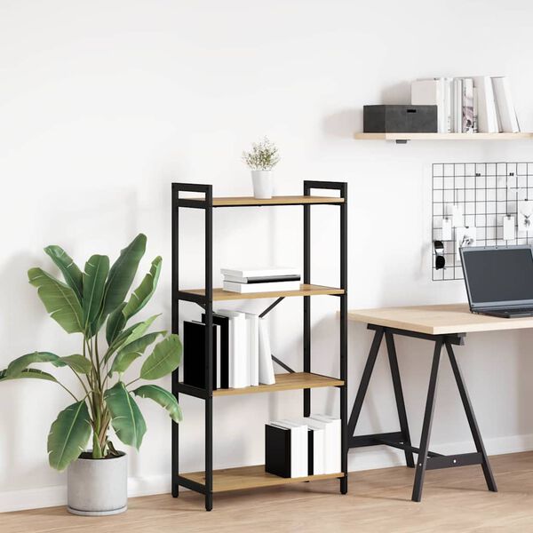 vidaXL Boekenkast Artisan Eiken 40 x 30 x 85 cm Bewerkt hout