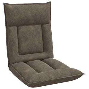 vidaXL Vloerstoel Donkergrijs 55 x 61 x 70 cm Stof
