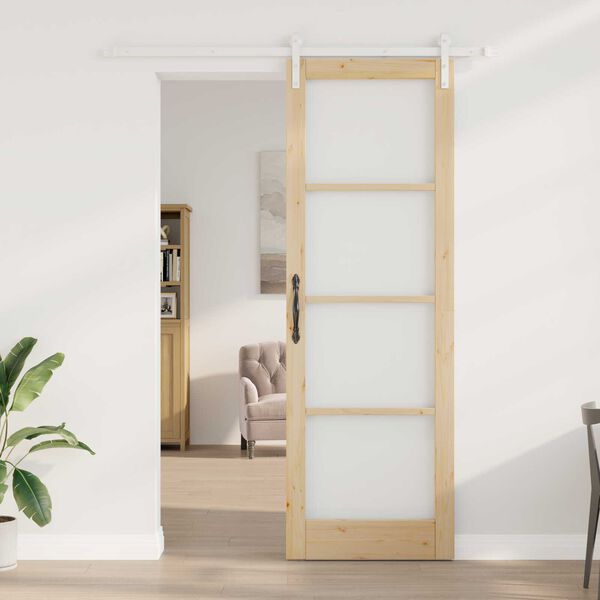 vidaXL Schuifdeur ORKDAL Naturel 78 x 232 cm