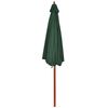 vidaXL Parasol 258 cm groen