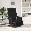 vidaXL Massage Recliner Stoel Zwart 91 x 71 x 105 cm Fluweel