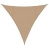 vidaXL Zonnezeil 160 g/m&sup2; 4,5x4,5x4,5 m HDPE taupe